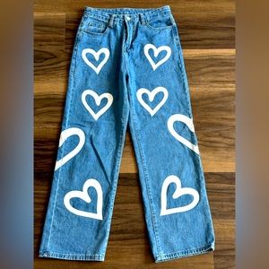 Romwe Straight Leg Jeans Size 6/8